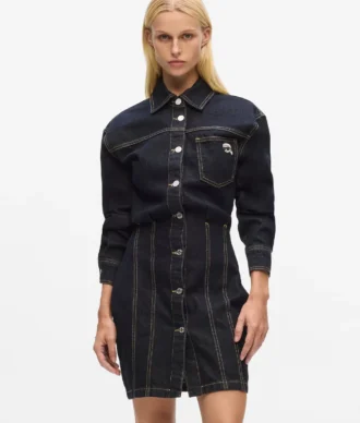 Abito chemisier in denim Ikon