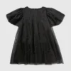 Abito da bambina in rete con strass Abito da bambina in rete con strass