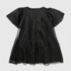 Abito da bambina in rete con strass Abito da bambina in rete con strass