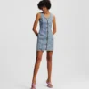 ABITO IN DENIM CON SCOLLO A V