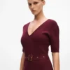 Abito in maglia con cintura Abito in maglia con cintura