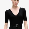 Abito in maglia con cintura Abito in maglia con cintura