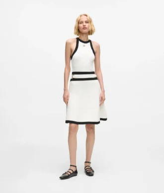 Abito in maglia con cintura Karl DNA