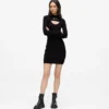 Abito in maglia con cut-out