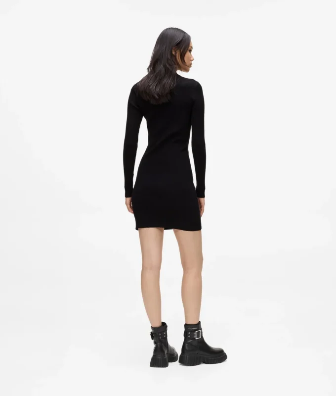 Abito in maglia con cut-out