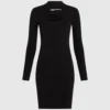 Abito in maglia con cut-out