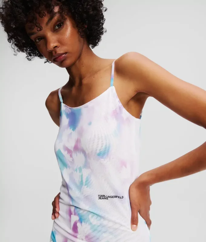 ABITO IN MAGLIA CON STAMPA FLOREALE
