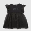 Abito in rete con strass per bambina Abito in rete con strass per bambina