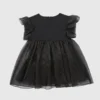 Abito in rete con strass per bambina Abito in rete con strass per bambina