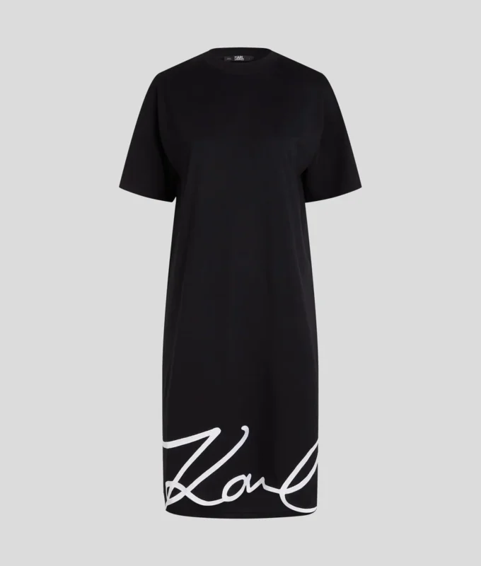 ABITO T-SHIRT CON ORLO SIGNATURE ABITO T-SHIRT CON ORLO SIGNATURE