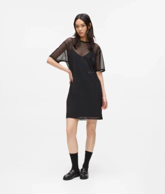 Abito T-shirt in maglia