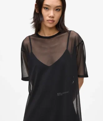Abito T-shirt in maglia