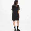 Abito T-shirt in maglia