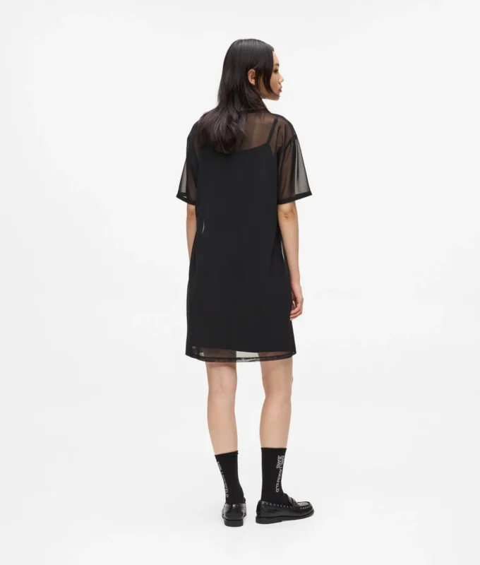 Abito T-shirt in maglia