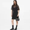 Abito T-shirt in maglia