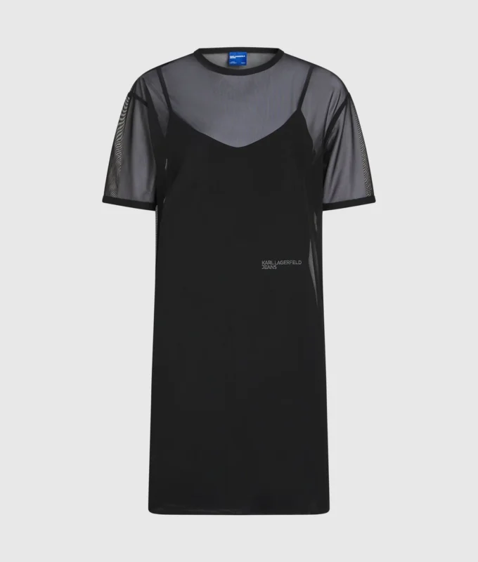 Abito T-shirt in maglia