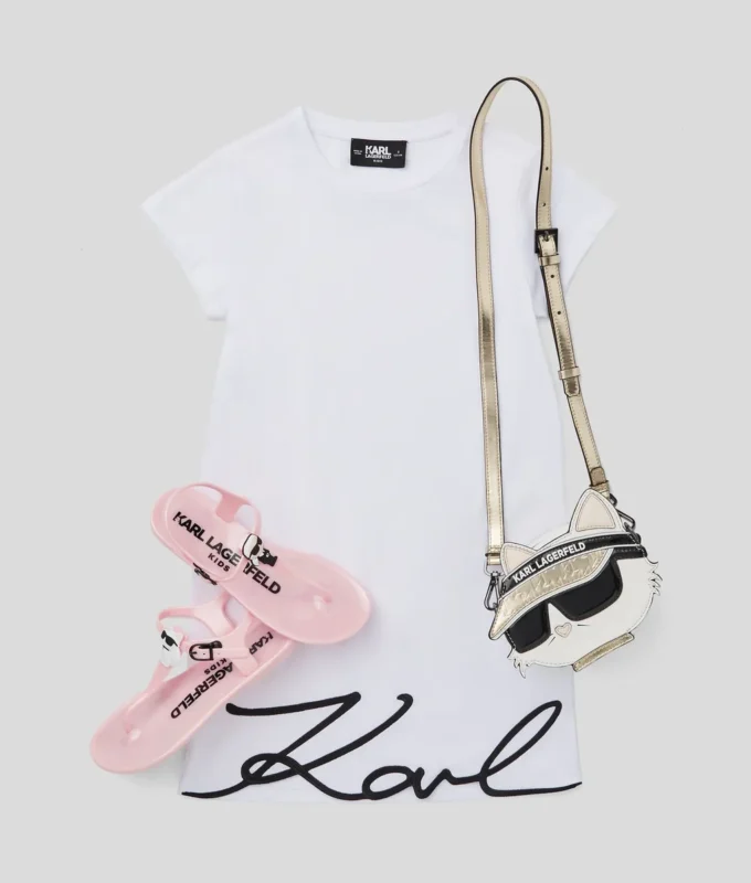 ABITO T-SHIRT SIGNATURE DA BAMBINA ABITO T-SHIRT SIGNATURE DA BAMBINA