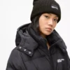 Berretto lungo con patch logo Berretto lungo con patch logo