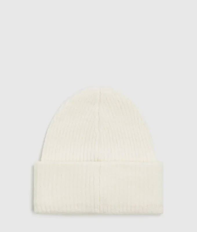 Berretto lungo con patch logo Berretto lungo con patch logo