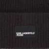 Berretto lungo con patch logo Berretto lungo con patch logo