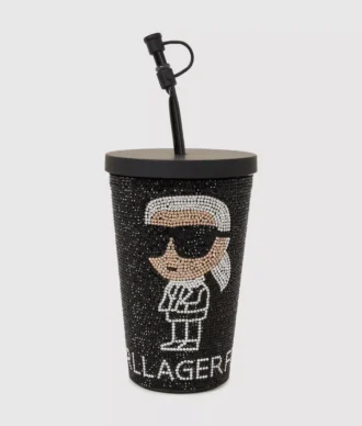 Bicchiere da asporto con strass Ikon