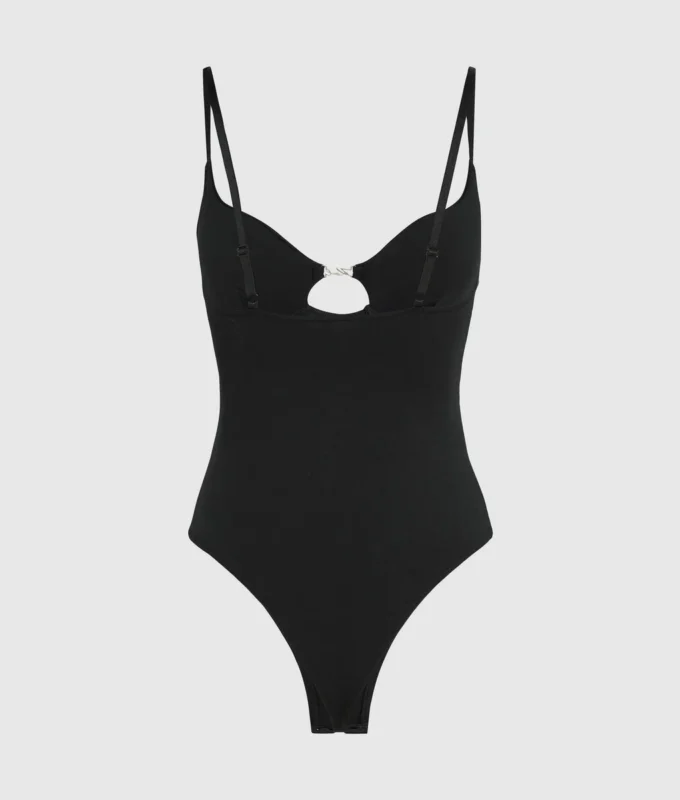 Body aderente con sgambatura alta