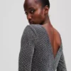 BODY CON STRASS METALLICI