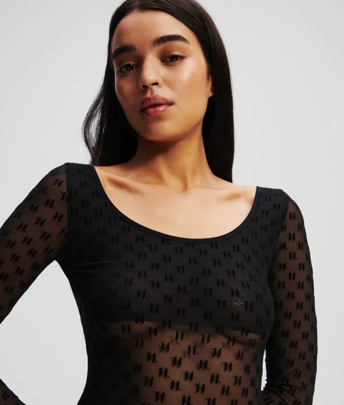 BODY LUNGO IN MAGLIA MONOGRAM BODY LUNGO IN MAGLIA MONOGRAM