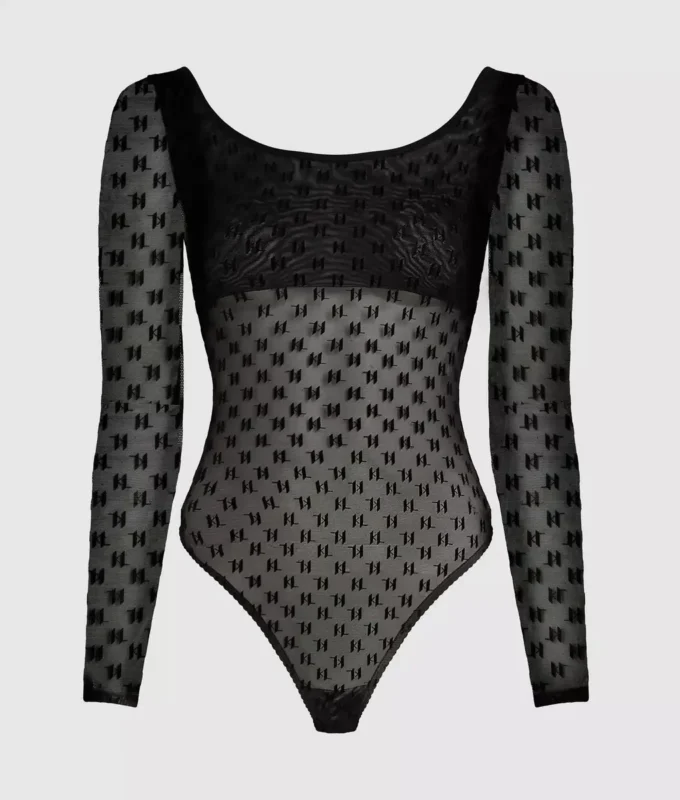 BODY LUNGO IN MAGLIA MONOGRAM BODY LUNGO IN MAGLIA MONOGRAM