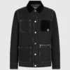 Bomber con cuciture a contrasto