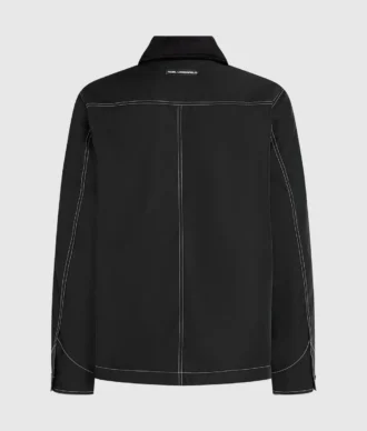Bomber con cuciture a contrasto
