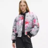 Bomber con stampa paint splatter Bomber con stampa paint splatter