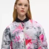 Bomber con stampa paint splatter Bomber con stampa paint splatter