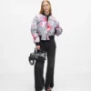 Bomber con stampa paint splatter Bomber con stampa paint splatter