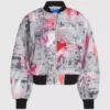 Bomber con stampa paint splatter Bomber con stampa paint splatter