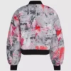 Bomber con stampa paint splatter Bomber con stampa paint splatter