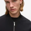 Bomber con zip frontale Bomber con zip frontale