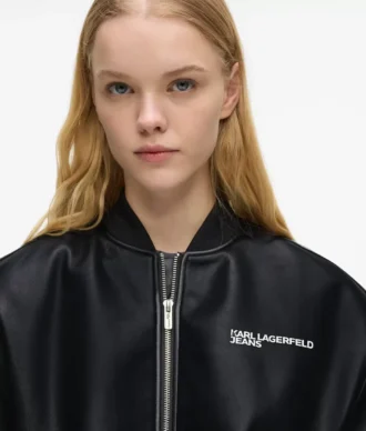 Bomber in ecopelle