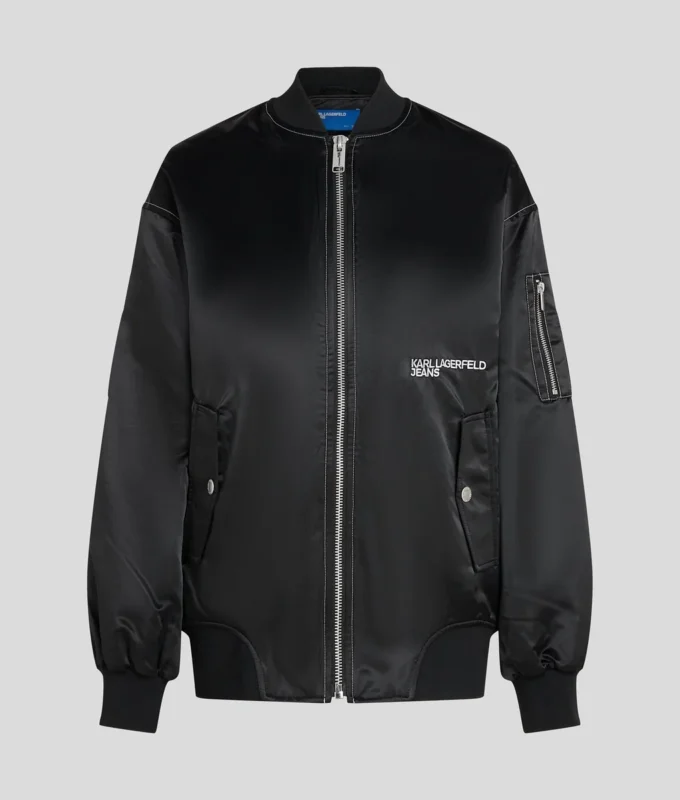 BOMBER OVERSIZE IN RASO BOMBER OVERSIZE IN RASO