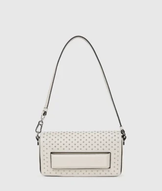 Borsa a tracolla con borchie Ikon K