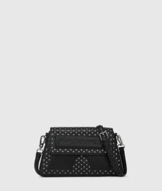 Borsa a tracolla con borchie Ikon K