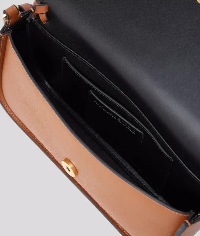 BORSA A TRACOLLA CON CUCITURA A FRANGIA K/SIGNATURE BORSA A TRACOLLA CON CUCITURA A FRANGIA K/SIGNATURE