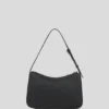 BORSA A TRACOLLA CON LOGO IN METALLO