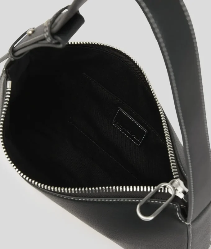 BORSA A TRACOLLA CON LOGO IN METALLO