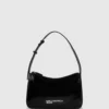 Borsa a tracolla con logo lucido
