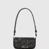 Borsa a tracolla con paillettes K/Signature