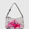 Borsa a tracolla con stampa graffiti