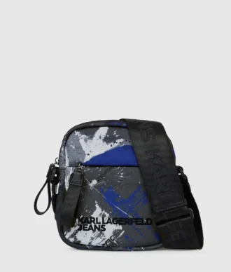 Borsa a tracolla con stampa graffiti