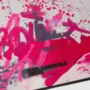 Borsa a tracolla con stampa graffiti