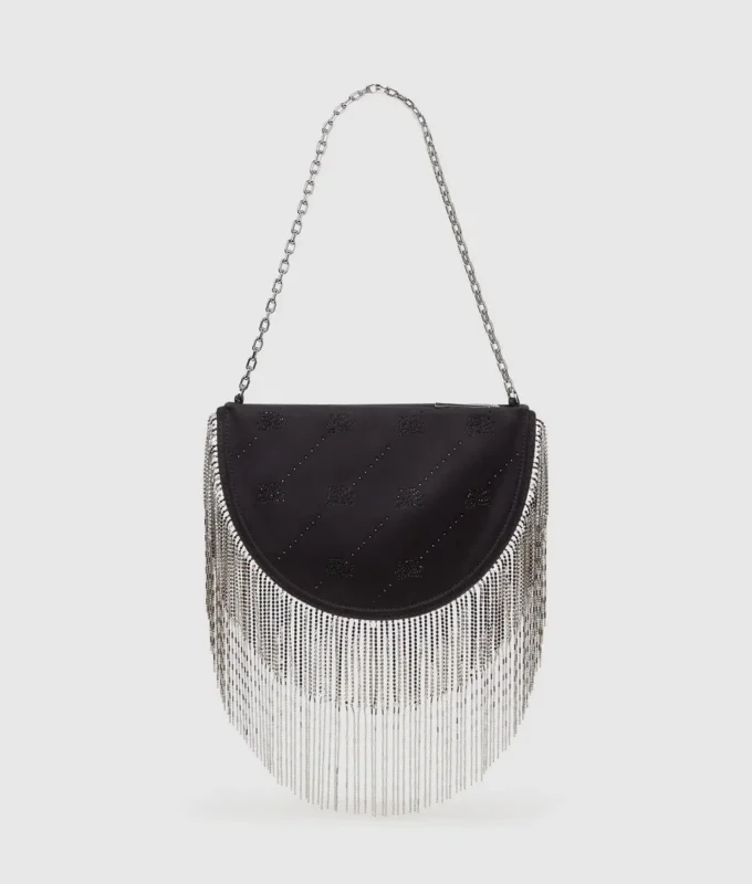 Borsa a tracolla con strass K/Soiree
